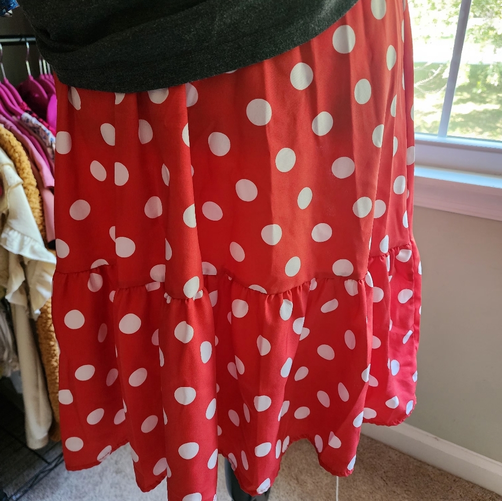 Polka dot skirt